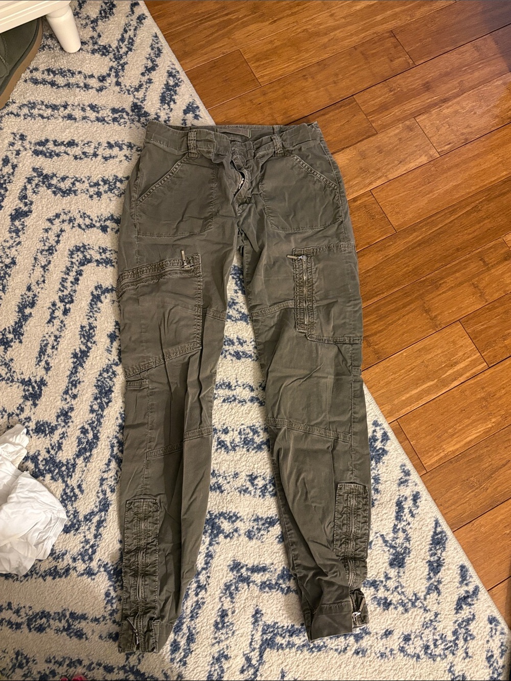 J Brand Olive Green Cargo Joggers